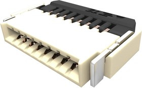 2328702-6, 6 Pin 0.5 MMP FPC Connector, Back Flip Lock 2328702-6, 6 Pin 0.5 MMP FPC Connector, Back Flip Lock
