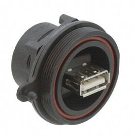 Panel jack, USB 2.0 - A, IP 68, Gold