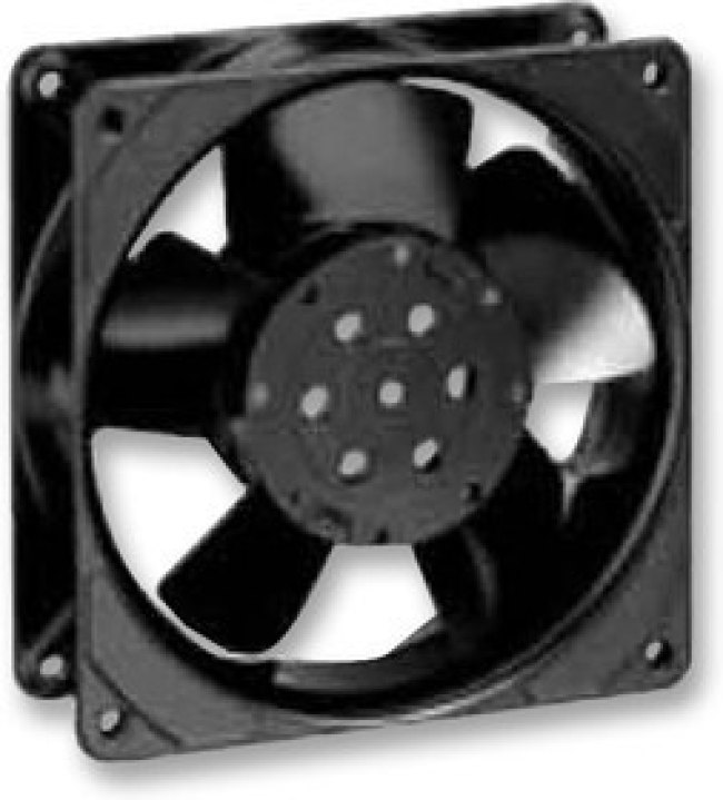 4600Z, AC Axial Fan, серия 4000Z, IP20, 115V, Square, 119 мм, 38 мм, Скольжения, 105.9 фут³/мин