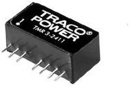 TMR 3-2423, DC/DC преобразователь, 3Вт, вход 18-36В, выход 15В,-15В/0.1А TMR 3-2423, DC/DC преобразователь, 3Вт, вход 18-36В, выход 15В,-15В/0.1А