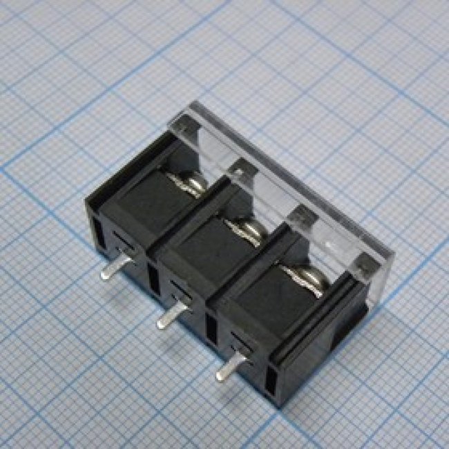 DG48C-B-03P-13-00A(H), Барьерный клеммный блок на 3 контакта. Серия DG48C-B
