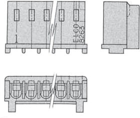 608263051300808+, Headers &amp; Wire Housings WIRE TO BOARD