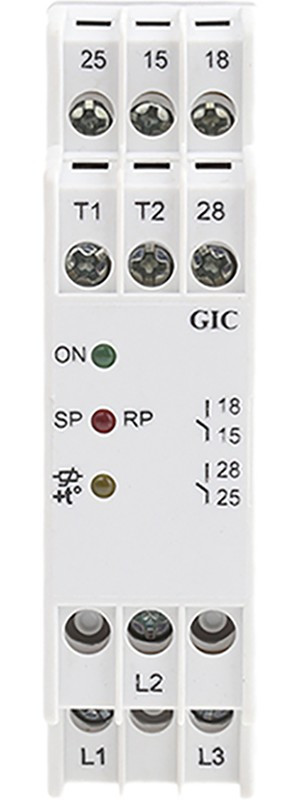 MLD4BS, Thermistor Motor Protection Monitoring Relay, 3 Phase, SPDT, DIN Rail