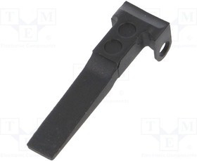 6141247, Плоский рычаг, 20мм, серия DC, Цвет: черный