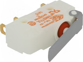 V4NST7Y1-UL, Микропереключатель SNAP ACTION, с рычагом, SPDT, 5A/250ВAC, IP67