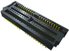 LTH-050-01-G-D-A-K-TR, LTH Series Straight Surface Mount PCB Socket, 100-Contact, 2-Row, 0.5mm Pitch, Solder Termination LTH-050-01-G-D-A-K-TR, LTH Series Straight Surface Mount PCB Socket, 100-Contact, 2-Row, 0.5mm Pitch, Solder Termination