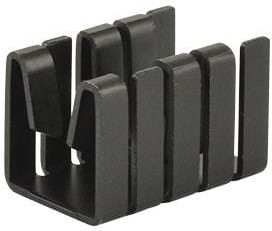 HSS-B20-NP-10, Heat Sinks 19 x 12.8 x 12.7mm TO-220 clip