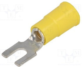 KEYS8233, Наконечник: вилка, M3,5, d: 3,66мм, обжим, на провод, изолированный