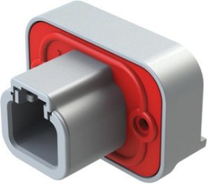 ATM15-08PA-BM01, Automotive Connectors Str Flng Mnt PCB Rcp 8POS Gry Gld Cont A ATM15-08PA-BM01, Automotive Connectors Str Flng Mnt PCB Rcp 8POS Gry Gld Cont A
