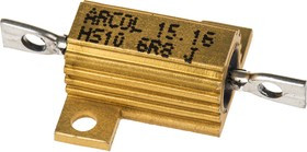 HS10 6R8 J, Wirewound Resistor 10W, 6.8Ohm, 5%