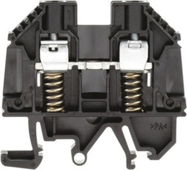 9537430000, W Series Black Feed Through Terminal Block, 0.5 10mm², Single-Level, Screw Termination 9537430000, W Series Black Feed Through Terminal Block, 0.5 10mm², Single-Level, Screw Termination