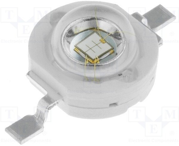 OSB4XDE5E1E, Power LED; blue; 140°; 1400mA; 455?465nm; P: 5W; 50?70lm; 3.3?4.5V OSB4XDE5E1E, Power LED; blue; 140°; 1400mA; 455?465nm; P: 5W; 50?70lm; 3.3?4.5V