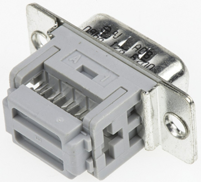 09661286700, Вилка D-Sub на шлейф (9pin)