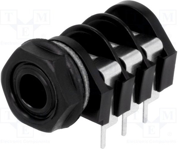 CL1232A, Гнездо; Jack 6,35мм; "мама"; stereo; с выключателем; угловой CL1232A, Гнездо; Jack 6,35мм; "мама"; stereo; с выключателем; угловой