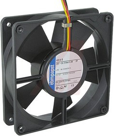 4314S, 4300 Series Axial Fan, 24 V dc, DC Operation, 170m³/h, 5W, IP20, 119 x 119 x 32mm