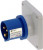 Встраиваемая вилка 16A/230V/1P+N+E/IP44, фланец 86x86 CA812