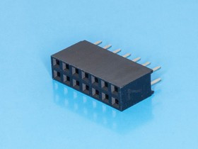 PBD-14, Разъем 2х 7 гнездо на плату, шаг 2.54мм