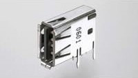 1-1734775-1, USB Connector, Receptacle, USB-A 2.0, Right Angle, Positions - 4