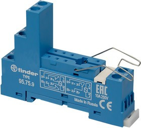 95.75.9SMA, Розетка с винтовыми клеммами для реле 40.51, 40.52, 40.61, 44.52, 44.62