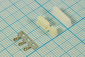 Разъем питания A125 розетка , контакты 1x 5, шаг P1.25, монтаж на кабель, A125-05F