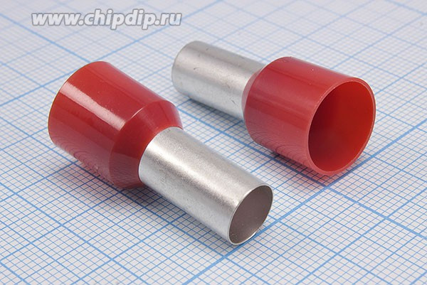 Наконечник кабельный 8,2x16, 9, S35,0, обжимной, красный, LT350016; №9443 клемма нак/каб 8,2x16\9\S35,0 \обж\кр\ LT350016