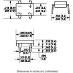 DB104, Диодный мост: однофазный, 400В, If: 1А, Ifsm: 50А, DB-1, THT, туба