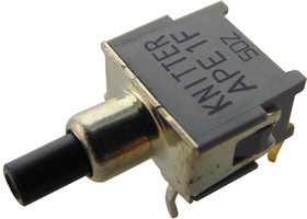 APE1F-RA, Переключатель: кнопочный; Пол: 2; DPDT; 0,05A; 0,05A; OFF-(ON)