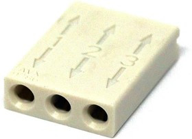 009286003203906, Conn Wire to Wire RCP 3 POS 4mm Crimp ST Cable Mount