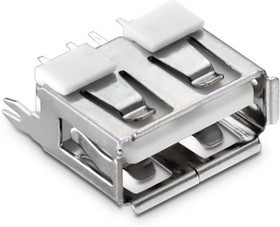 614004185023, Vertical, Through Hole, Socket Type A USB Connector 614004185023, Vertical, Through Hole, Socket Type A USB Connector