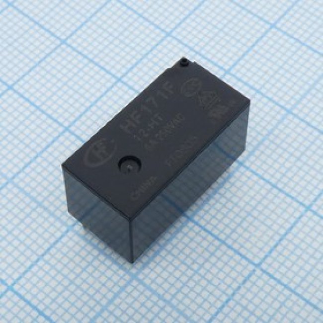 HF171F/12-HT, Реле силовое, 6 А, 12 В, SPST (одна контактная группа-одно замыкание) HF171F/12-HT, Реле силовое, 6 А, 12 В, SPST (одна контактная группа-одно замыкание)