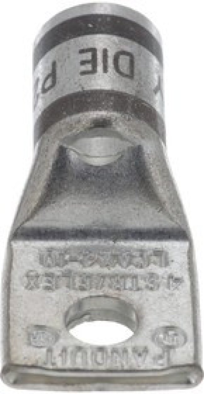 LCAX4-10-L, TERMINAL, COMPRESSION LUG, M5, 4AWG