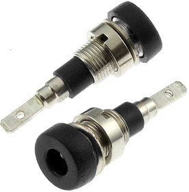 Z007 2mm panel jack BLACK