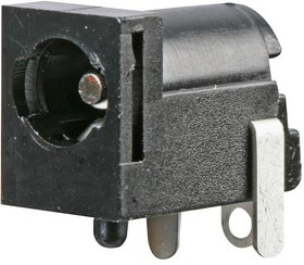 PPW01011, Разъем Питания DC, Гнездо, 2.5 мм, Монтаж на Печатную Плату, Пайка