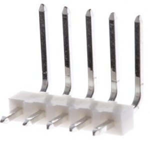 22-05-2051, KK 254 Series Right Angle Through Hole Pin Header, 5 Contact(s), 2.54mm Pitch, 1 Row(s), Unshrouded