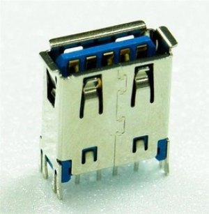 GSB412137CHR, USB Connectors USB3.1 A Vert DIP 30ugold