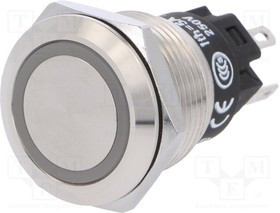 82-5151.11A4, Переключатель: антивандальный, Пол: 2, SPDT, 3A/240ВAC, 3A/240ВDC