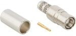142254, RF Connectors / Coaxial Connectors SMB ST CRIMP PLUG RG 58/U 50 OHM NICKEL