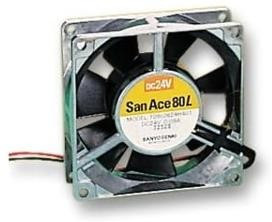 9GA0812P6G001, Вентилятор осевой, 12В DC, 80x80x20мм, 103,2куб.м/ч, 45дБА