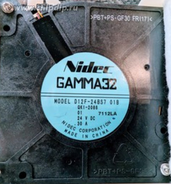 Вентилятор Nidec Gamma32 D12F-24BS7 120x32мм 24V 0.30A OEM