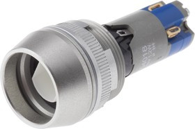 404118-601, Illuminated Push Button Switch, Momentary, Panel Mount, 25mm Cutout, SPDT, 250V ac, IP65