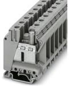 3008012, Проходная клемма, винтовые зажимы, сечение 0,75...50 мм^2, напряжение 1000 В, ток 150 А 3008012, Проходная клемма, винтовые зажимы, сечение 0,75...50 мм^2, напряжение 1000 В, ток 150 А