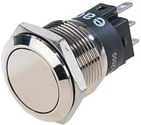 82-6153.1000, Pushbutton Switch, Vandal Proof Momentary Function 200 mA 24 V 1CO IP67