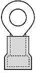 19071-0243, Terminals INSULKRIMP RNG TNG 4 AWG stud 5/16"