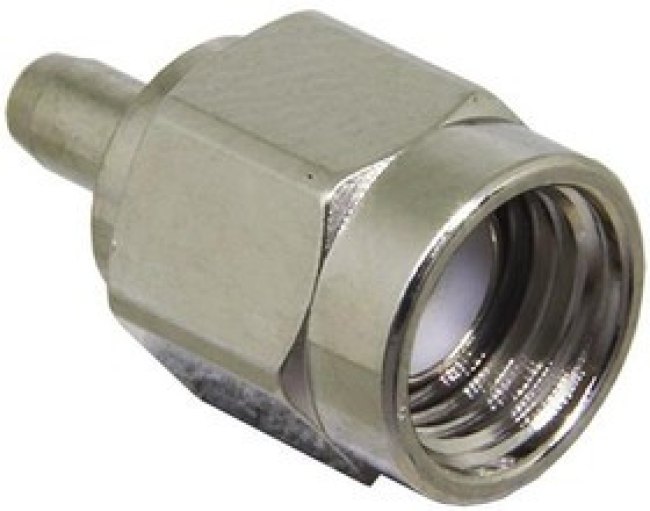 CONREVSMA007-R178, RF Connectors / Coaxial Connectors RP-SMA Male Cbl End Crimp - RG-178 Cbl
