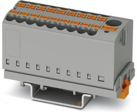 3273106, DIN Rail Terminal Blocks PTFIX 6/12X2,5NS35OG 2.5mm2 w/6mm2 feedin