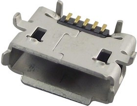 47590-1001, USB Connector, Micro USB-AB 2.0 Receptacle, Right Angle, 5 Poles