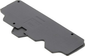 1SNK710911R0000, END SECTION COVER, GREY, TERMINAL BLOCK