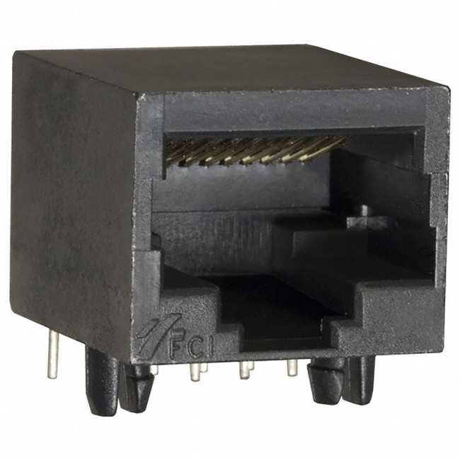 54602-910LF, Modular Connectors / Ethernet Connectors 10-10 HORIZ PCB JACK