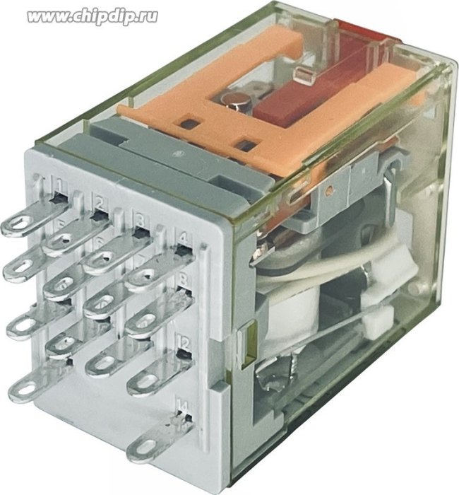 Реле RKE4CO730LT, 4CO, 5A(250VAC/30VDC), 230VAC, мех. индикация, тест-кнопка с блокировкой, LED Реле RKE4CO730LT, 4CO, 5A(250VAC/30VDC), 230VAC, мех. индикация, тест-кнопка с блокировкой, LED