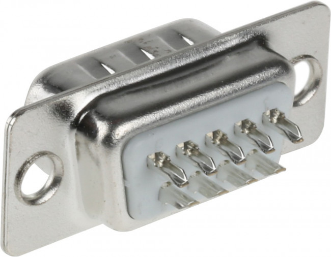 A-DS 09 LL/Z, A-DS 9 Way Panel Mount D-sub Connector Plug A-DS 09 LL/Z, A-DS 9 Way Panel Mount D-sub Connector Plug